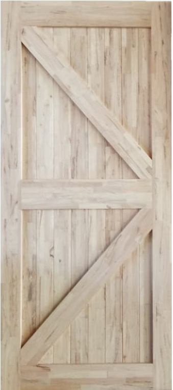 British Brace Hardwood Barn Door